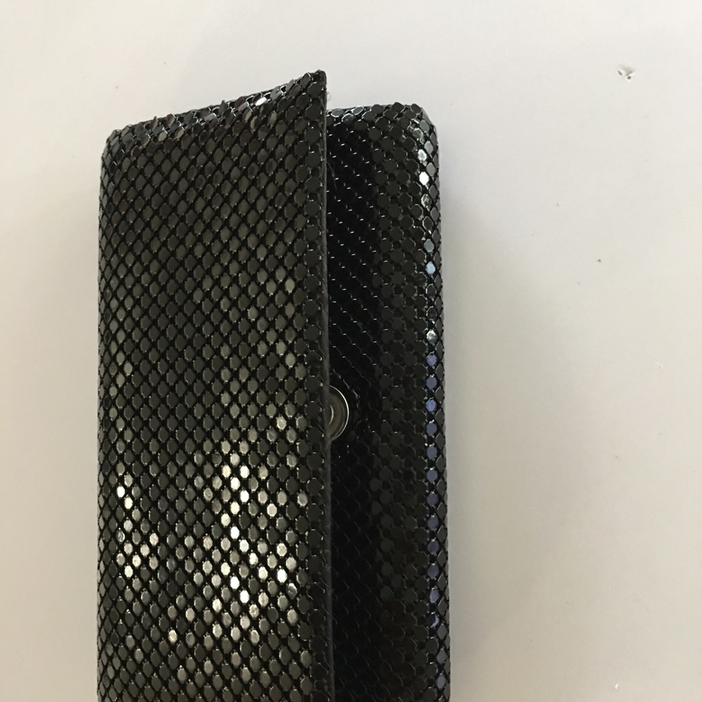 Jessica McClintock Gunne Sax Black Mesh Clutch